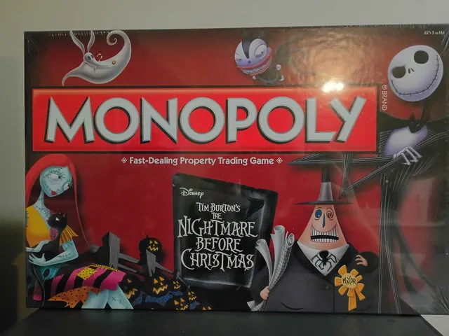 Monopoly Tim Burton's The Nightmare Before Christmas Board Game
