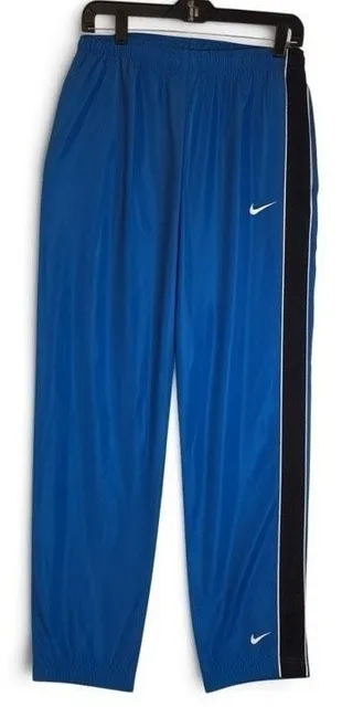 Nike Vintage Nylon Track Pants Size L Blue Sweatpants