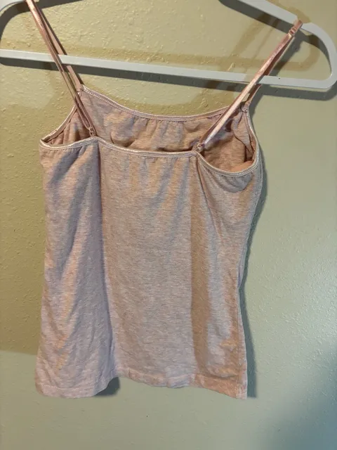 Cami Tank Top Size L Pink Heather Style 52820