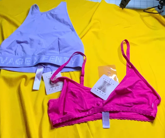 NWT Savage X Fenty Bra Lot 2 Pack Women’s Size Small Purple Pink