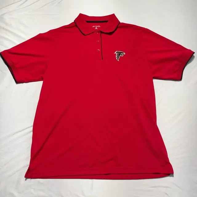 Antigua Atlanta Falcons Polo Shirt Red