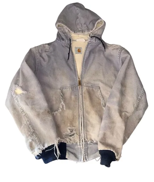 Vintage Y2K Carhartt Thrashed Active Work Jacket – ,