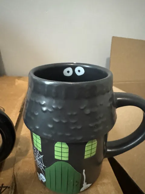 Hyde and EEK Boutique Halloween Haunted House Ceramic Mug