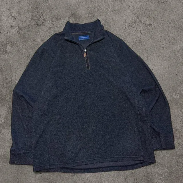 Vineyard Vines Black Quarter Zip Pullover Sweatshirt XL