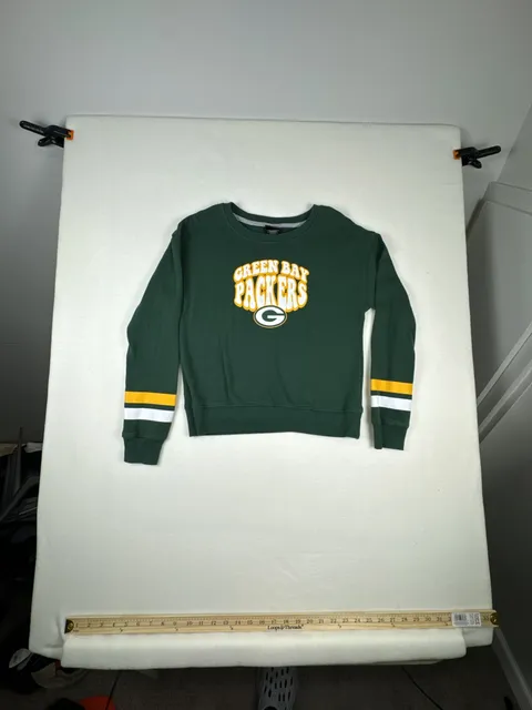 NFL Team Apparel Green Bay Packers Sweatshirt Size X Large (16) Green
