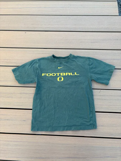 Nike Oregon Ducks Football T-Shirt Size 6 Green Youth