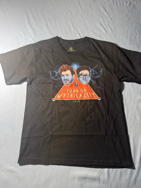 Mythical Tour Of Mythicality Size MD Black T-Shirt