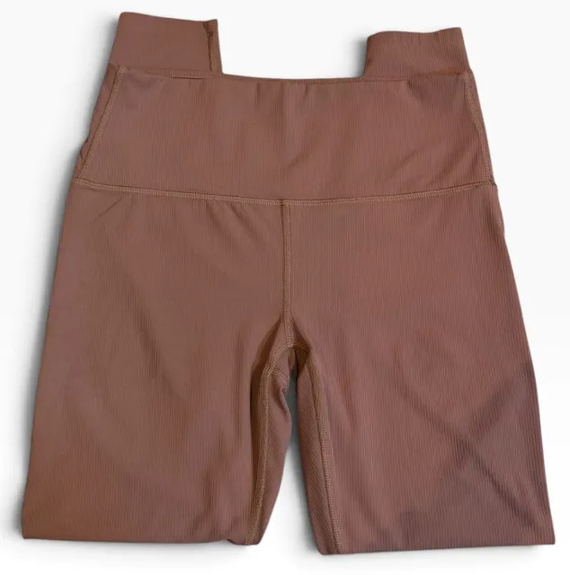All In Motion Ribbed leggings Size M Brown Athletic Activewear