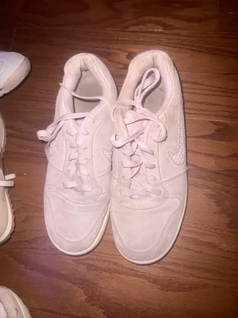 Nike Pink Suede Sneakers Size 7