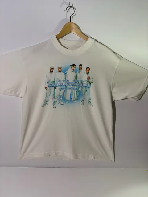 Backstreet Boys Into The Millennium Tour T-Shirt Large White