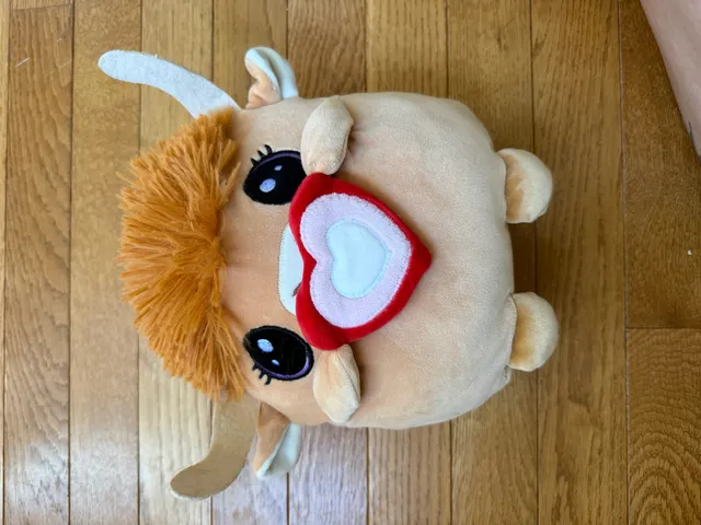 Goffa Highland Cow Plush Toy Valentine Heart