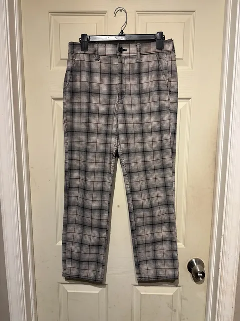 American Eagle Outfitters Plaid Pants Size 4 Stretch Trousers
