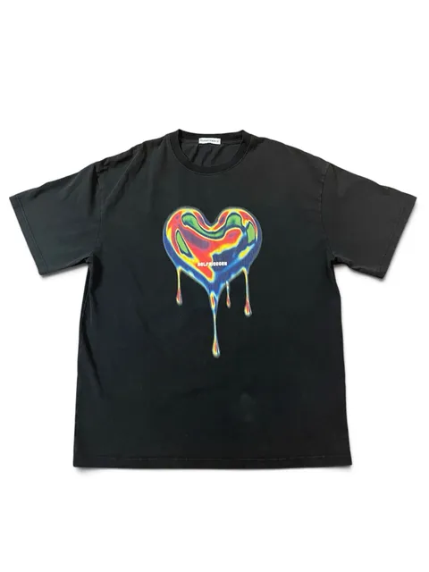 Aelfric Eden Thermal Imaging Heart Graphic T-Shirt Black