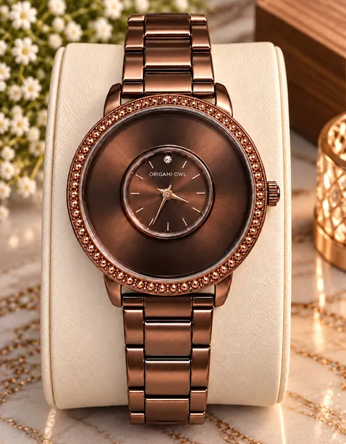 Origami Owl Chocolate Living Locket Watch