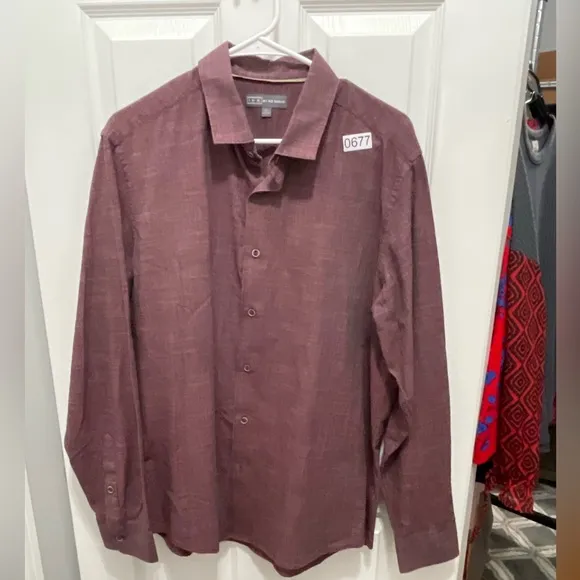 I k e Ike Behar longsleeve button down large