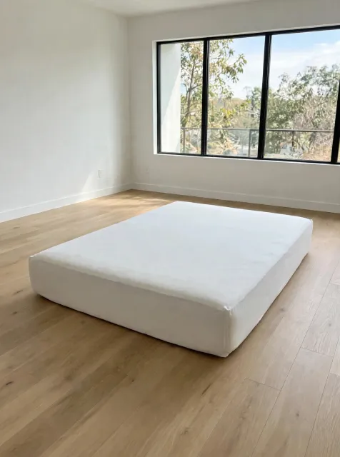Gel Memory Foam Mattress White