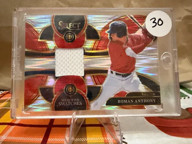 2024 Panini Select Roman Anthony Selective Swatches Baseball Card