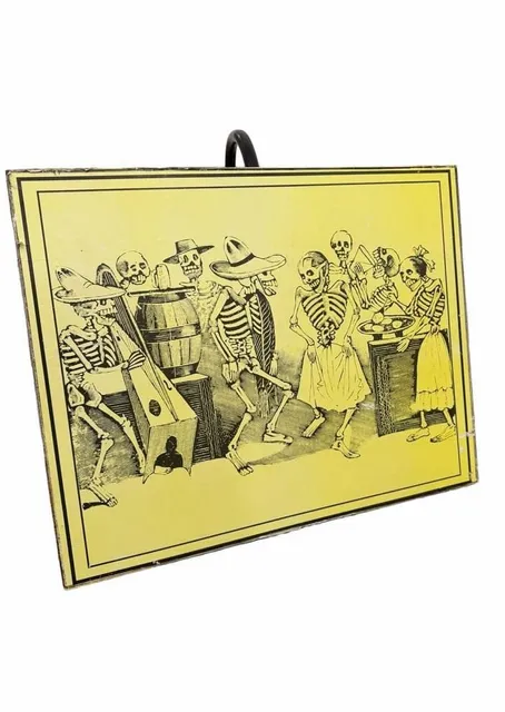 Jose Guadalupe Posada El Jarabe en Ultratumba Skeleton Art Print 