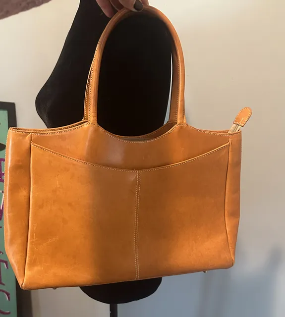 GUIA’S Italian Leather Handbag Tan Shoulder Bag