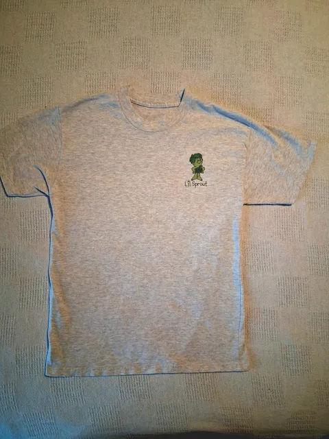 Green Giant Lil Sprout Graphic T-Shirt Gray