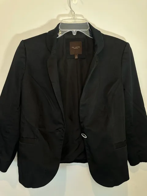 The Limited Collection Black Blazer Size M Single Button Jacket