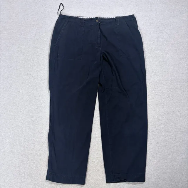 Lauren Ralph Lauren Pants Size 20W Navy Blue Cotton Utility