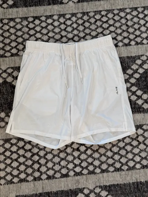 Alive Athletic Shorts Size S White Qwick-Dry Drawstring