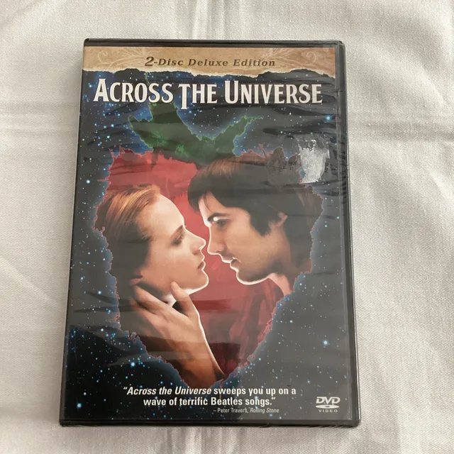 Across the Universe DVD, 2008, 2-Disc Deluxe Edition Set The Beatles NEW SEALED