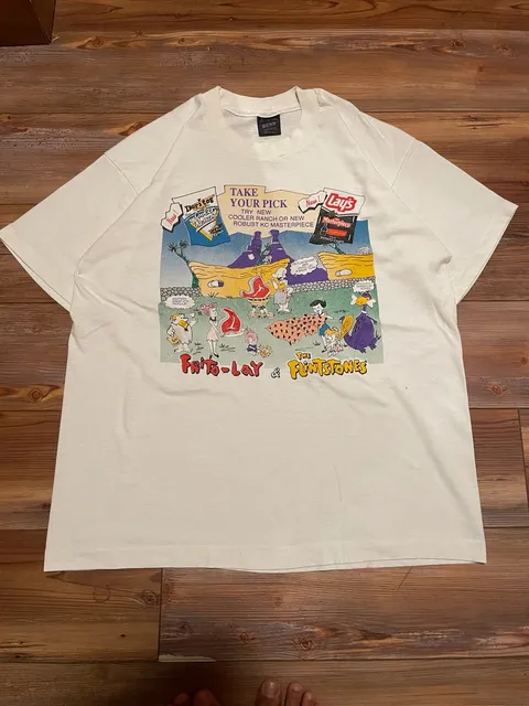 1980s vintage The Flintstones Frito-Lay T-Shirt 