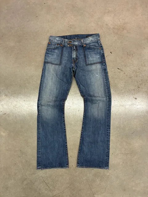 Guess Premium Jeans Size 33 Blue Denim M5308102