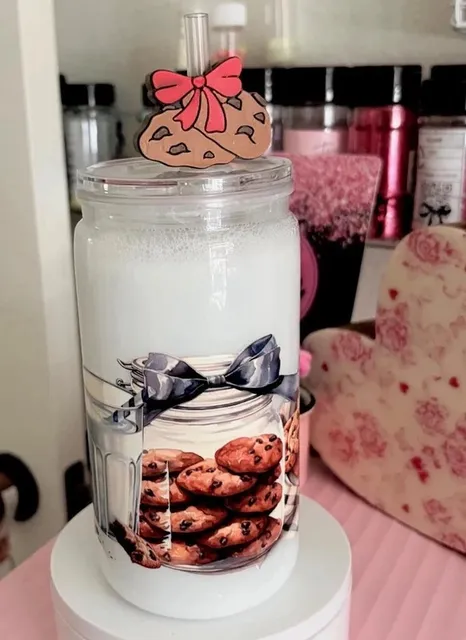 Snow Globe Tumbler with 3D Straw Topper