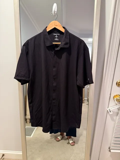 Kenneth Cole Active Tech SS Shirt Size XL Black