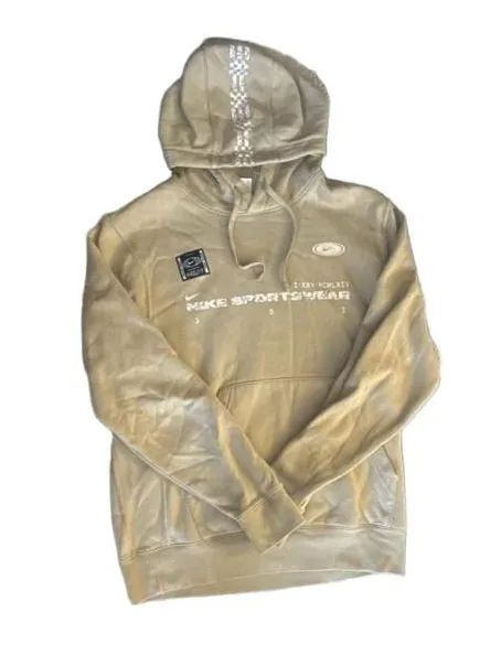 Nike Sportswear JDI Hoodie Size S Beige Graphic Pullover