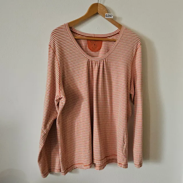 Tommy Hilfiger Orange Striped Shirt 297