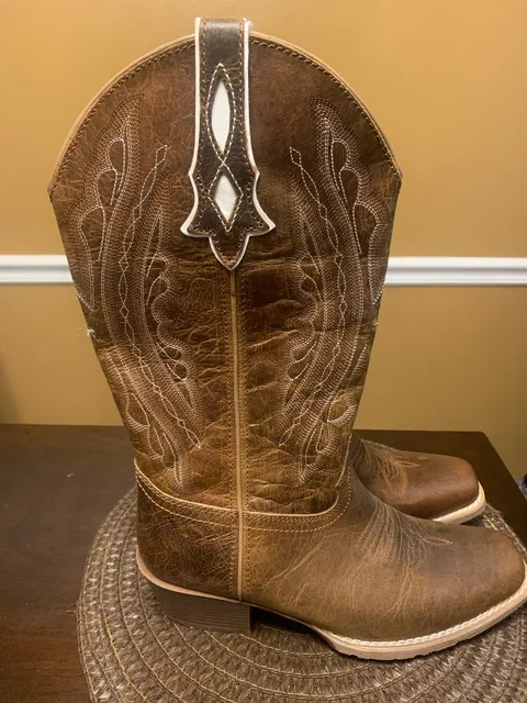 Justin Gypsy Western Cowgirl Boots Brown Leather