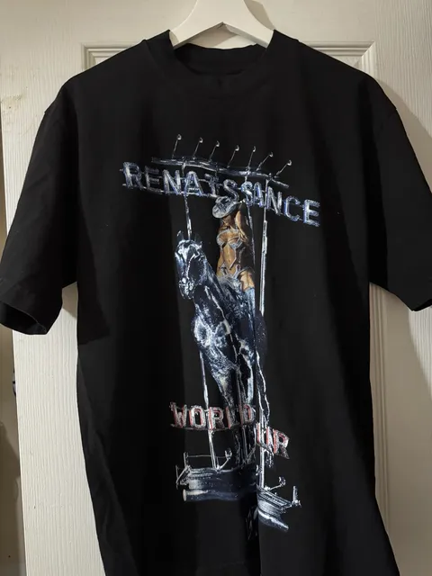 Beyonce Renaissance World Tour Graphic T-Shirt Black