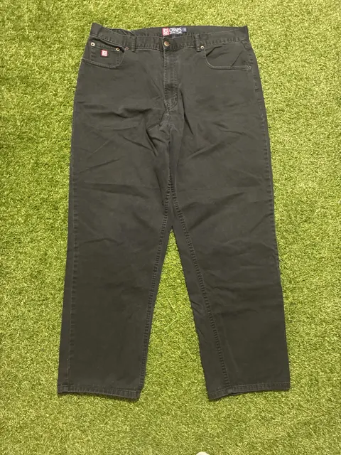 Chaps Ralph Lauren Relaxed Straight Jeans 38x30 Black