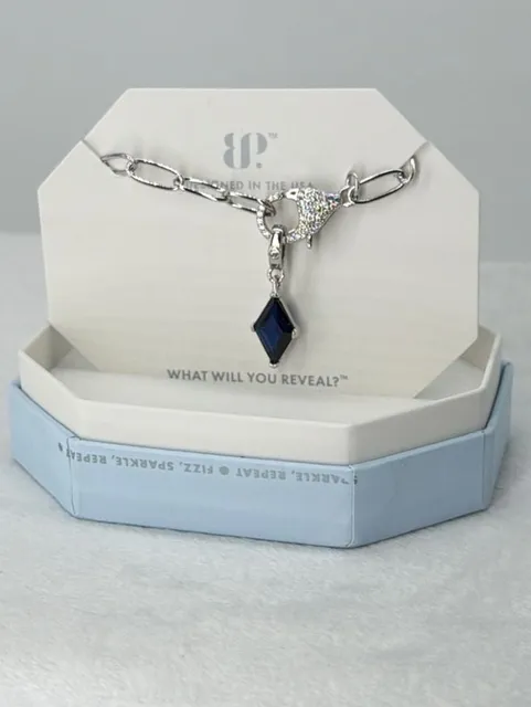 Bomb Party Starlight Wonder Created Sapphire Spinel on Rhodium Bringback
