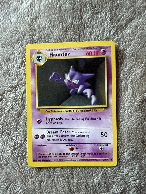 Pokemon Haunter 29/102 Fossil Unlimited