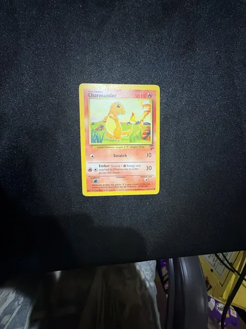 Pokemon Charmander Base Set 69/130 Vintage Trading Card