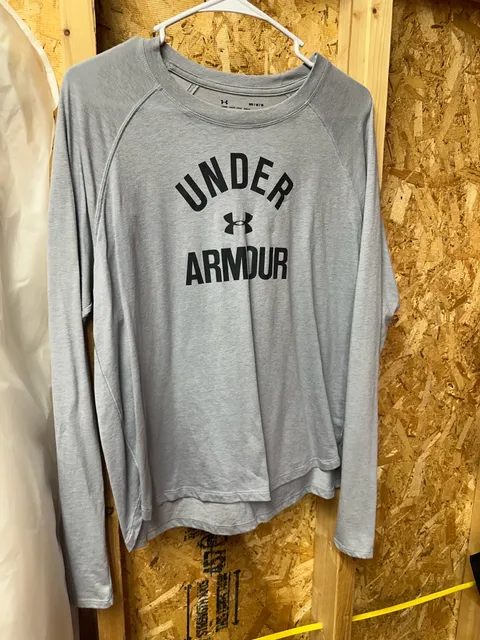 Under Armour Long Sleeve Shirt MD Gray HeatGear