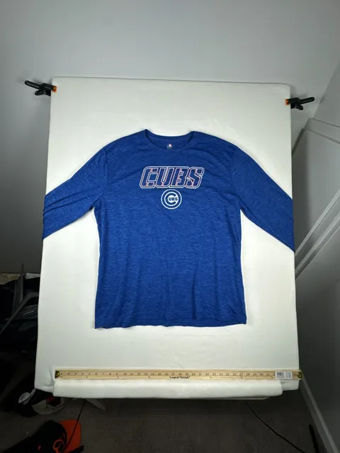 MLB Genuine Merchandise Chicago Cubs Long Sleeve Shirt Blue