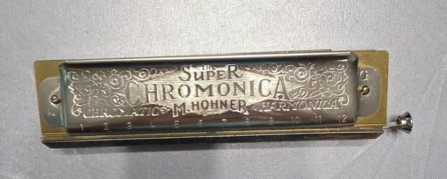 Hohner Super Chromonica 270 Key of G Chromatic Harmonica with Case