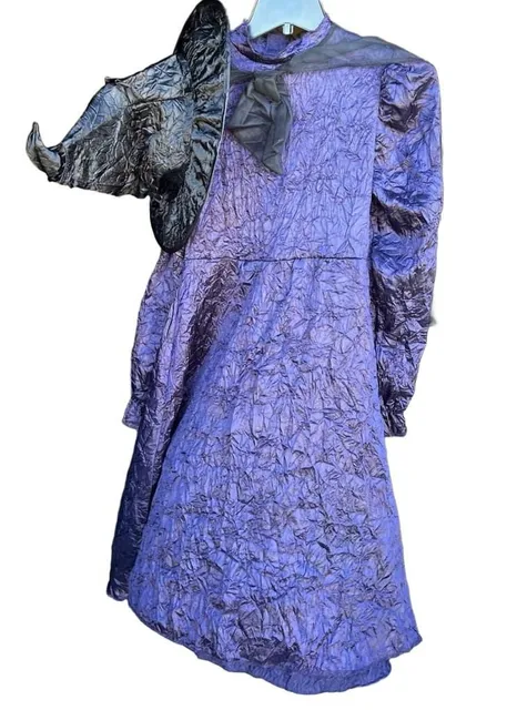 Elphaba 3 Piece Set Size L (10/12) Purple Witch Costume