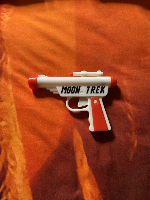 Moon Trek Vintage Plastic Toy Space Gun