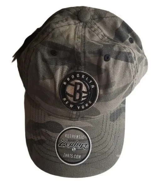 Zephyr Brooklyn Nets Camo Hat