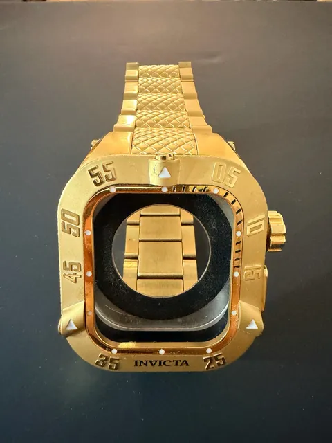 Invicta 39745 Smart Chassis Gold Apple Watch 44mm Series 4 5 6 SE