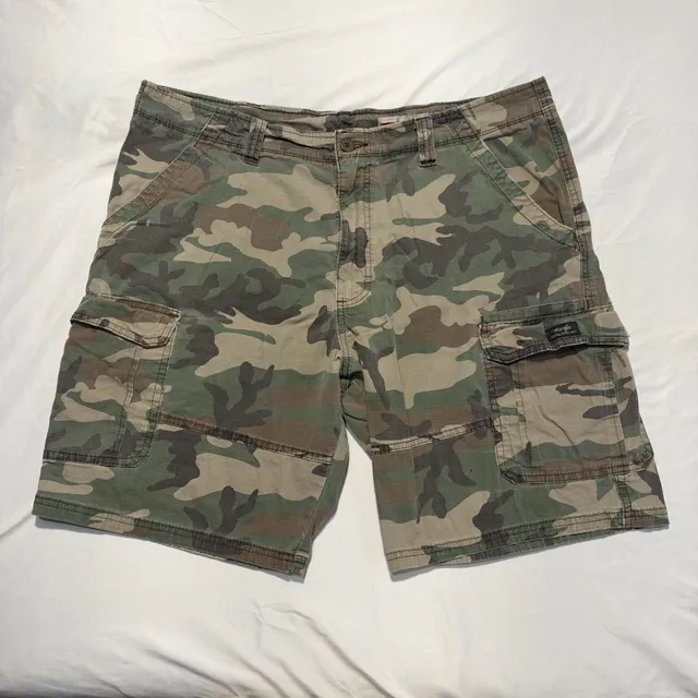 Wrangler Cargo Shorts Camouflage