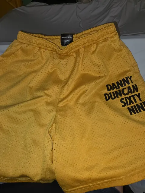 Danny Duncan Sixty Nine Mesh Shorts Yellow