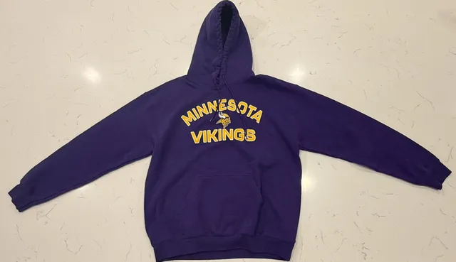 NFL Team Apparel Minnesota Vikings Hoodie Size M Purple